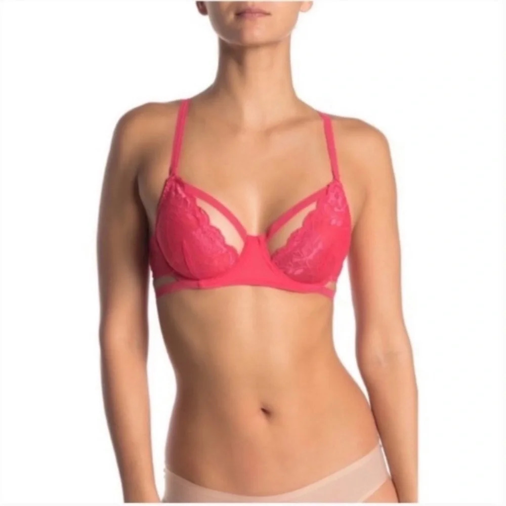 Free People pink lace Dream of Me bra 34A New With Tags